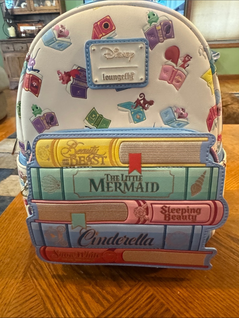 Disney x Loungefly Princess Storybook Mini Backpack - Pastel